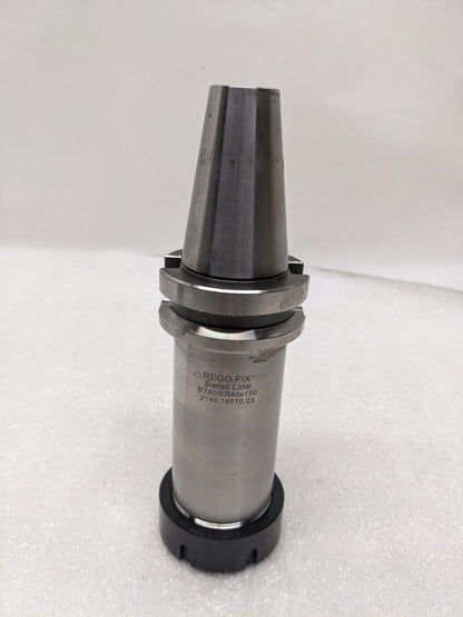REGO-FIX BT40/ER40X150MM BT40 COLLET CHUCK X ER40 - 150MM PROJECTION NEW R27