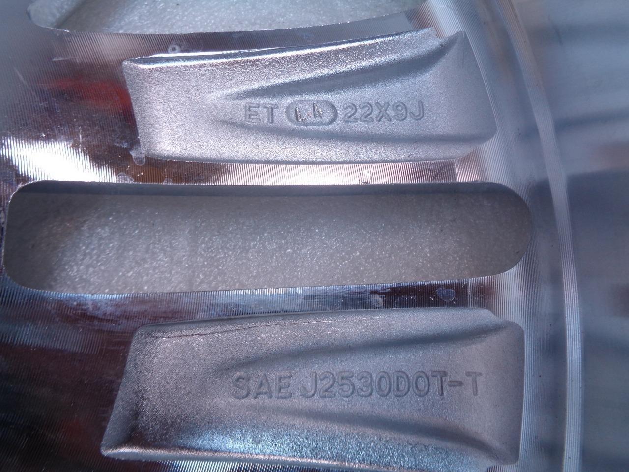 OE Polished FR76 Wheel 22x9J 5x115 6.73" Backspace NEW WR