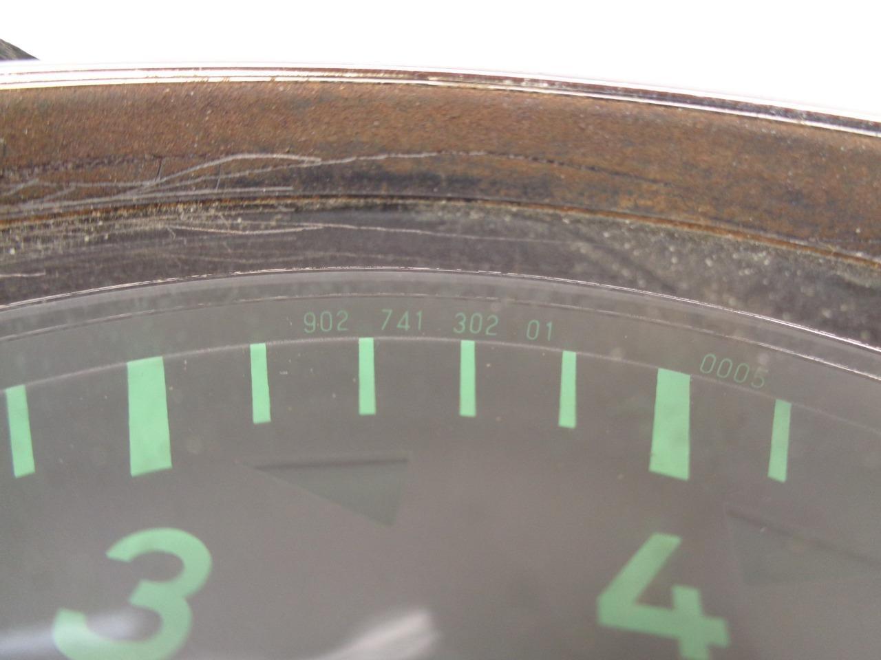 GENUINE PORSCHE 65-69 912 VDO GREEN RPM TACHOMETER 90274130201 R23TE