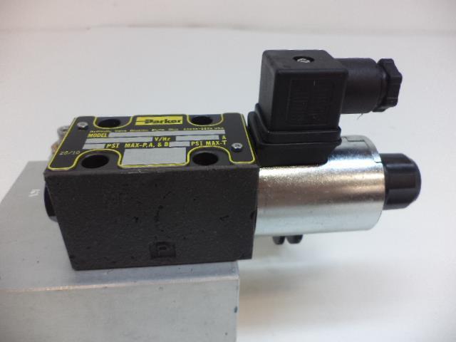 NEW PARKER D1VW008ENJPS4 HYDRAULIC DIRECTIONAL VALVE MANIFOLD R34T1