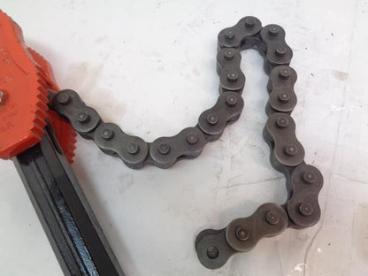 RIDGID 3231 DOUBLE-END REVERSIBLE CHAIN TONGS 3/4"-4" PIPE CAPACITY NEW H2