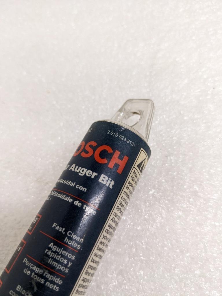 BOSCH 2610924813 SPUR AUGER BIT 13/16" X 7-1/2" 1/4" SHANK 3-PACK NEW R22T5