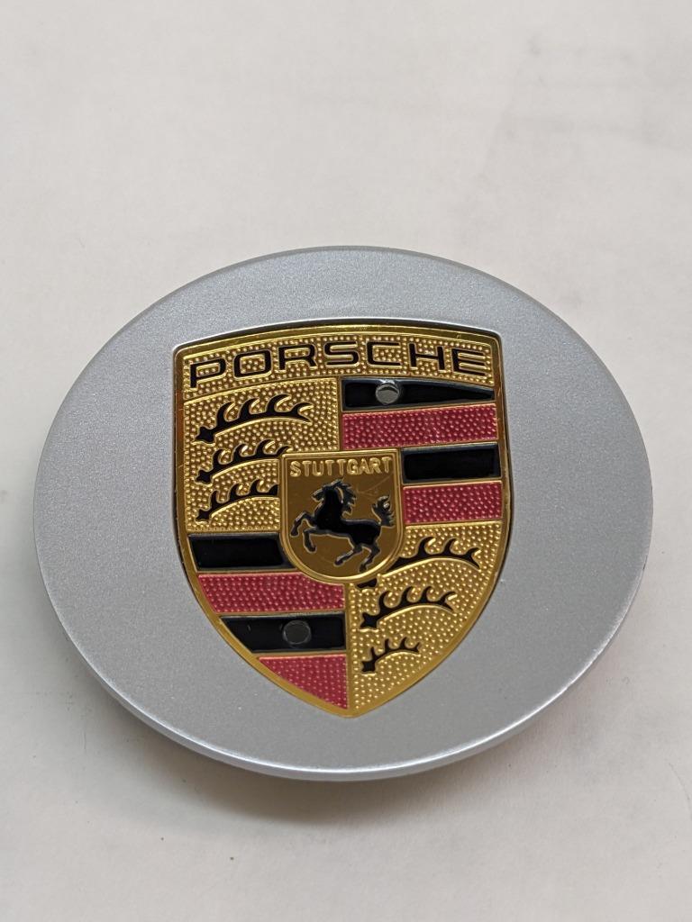 PORSCHE GRAY COLORED CENTER CAP (3) 7L5601149 NEW R21T2