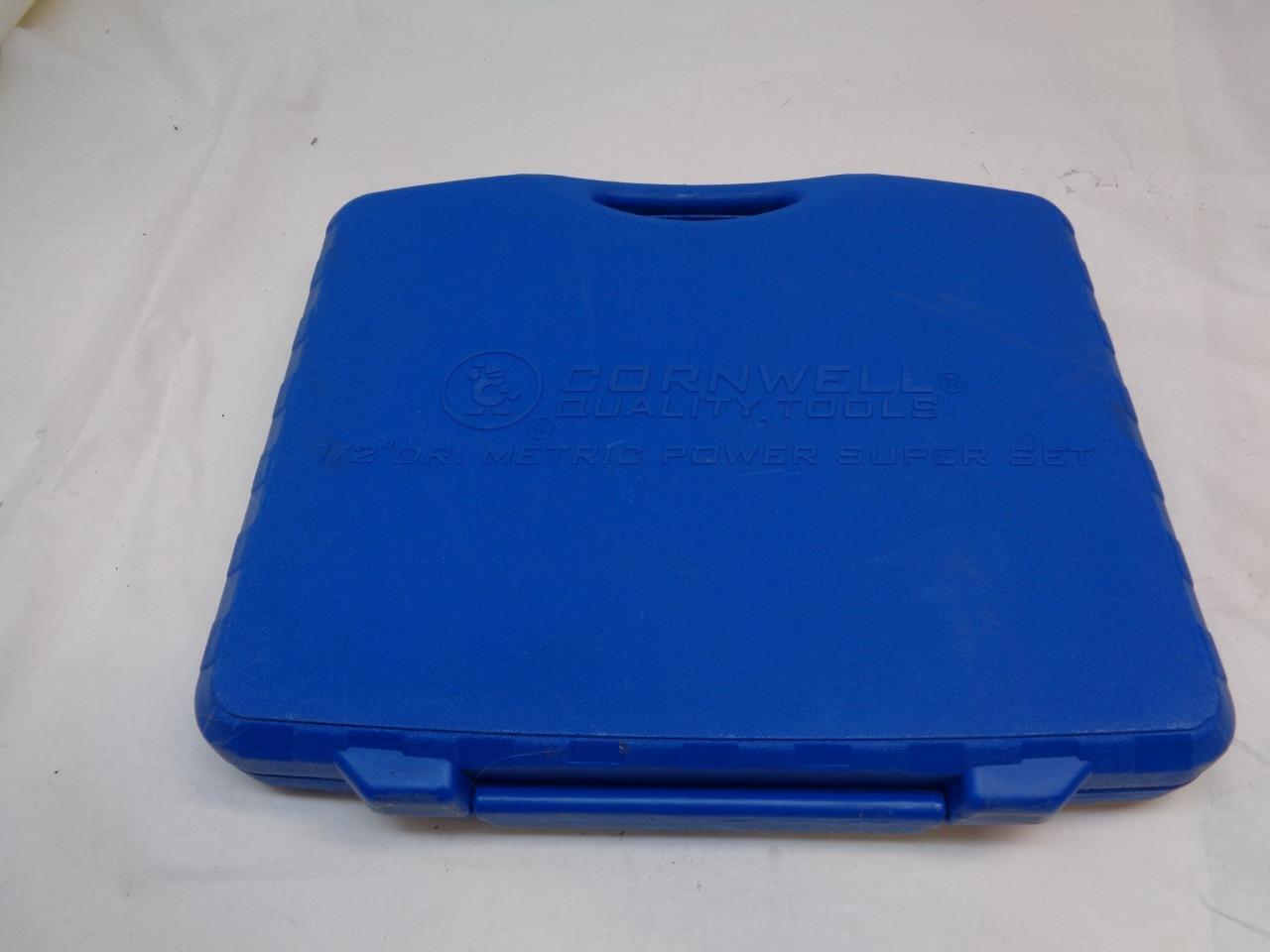 1 NEW CORNWELL TOOLS TSMI338SS 38 PIECE 1/2" DRIVE POWER SOCKET SET R22