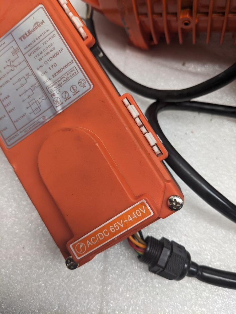 PROWINCH PWR05i 1/2 TON ELECTRIC CHAIN HOIST 2 SPEED 20FT G100 CHAIN NEW BSR3.1