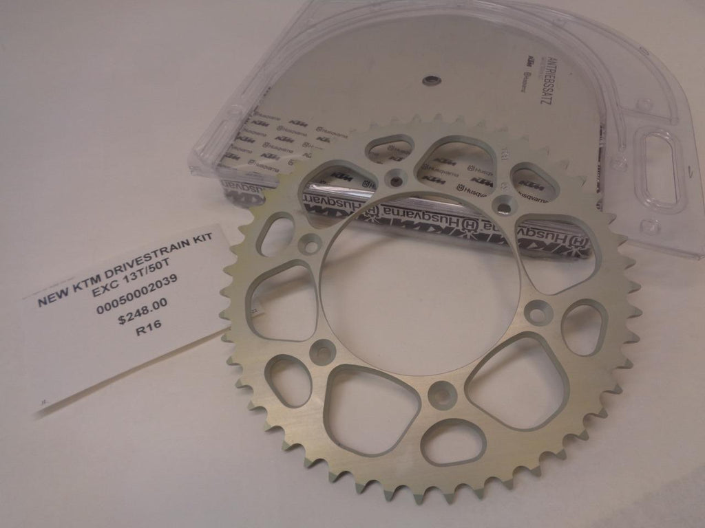 NEW KTM DRIVETRAIN KIT EXC 13T/50T 000500002039 R16