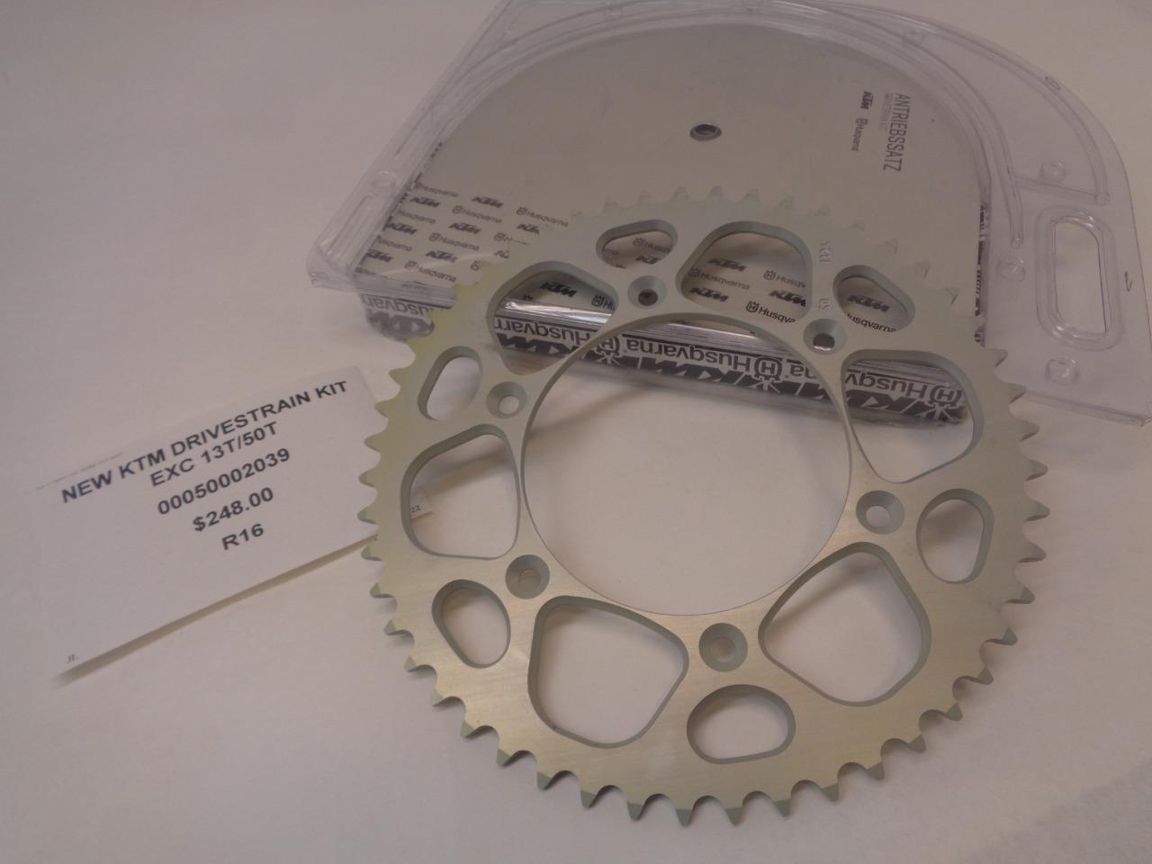 NEW KTM DRIVETRAIN KIT EXC 13T/50T 000500002039 R16