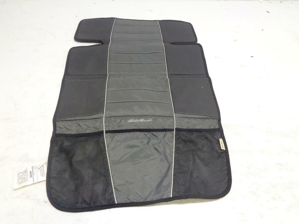1 NEW EDDIE BAUER HIGH-BACK SEAT PROTECTOR GRAY W/ REFLECTIVE STRIPES SR