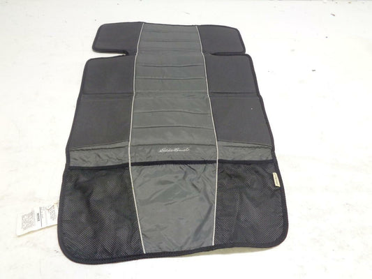 1 NEW EDDIE BAUER HIGH-BACK SEAT PROTECTOR GRAY W/ REFLECTIVE STRIPES SR