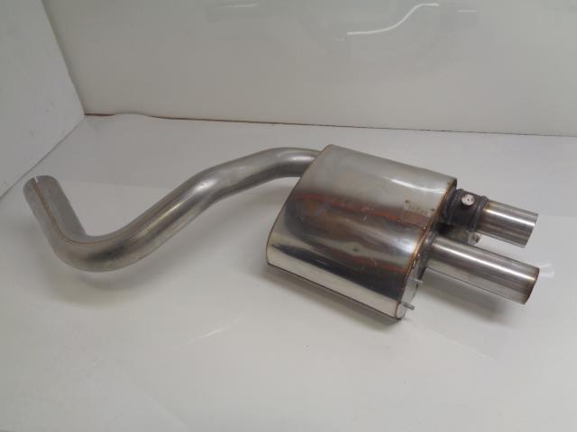 NEW MILLTEK LH REAR SILENCER WITH VALVE (MSAU712) FOR AUDI CAT-BACK SYSTEM R19