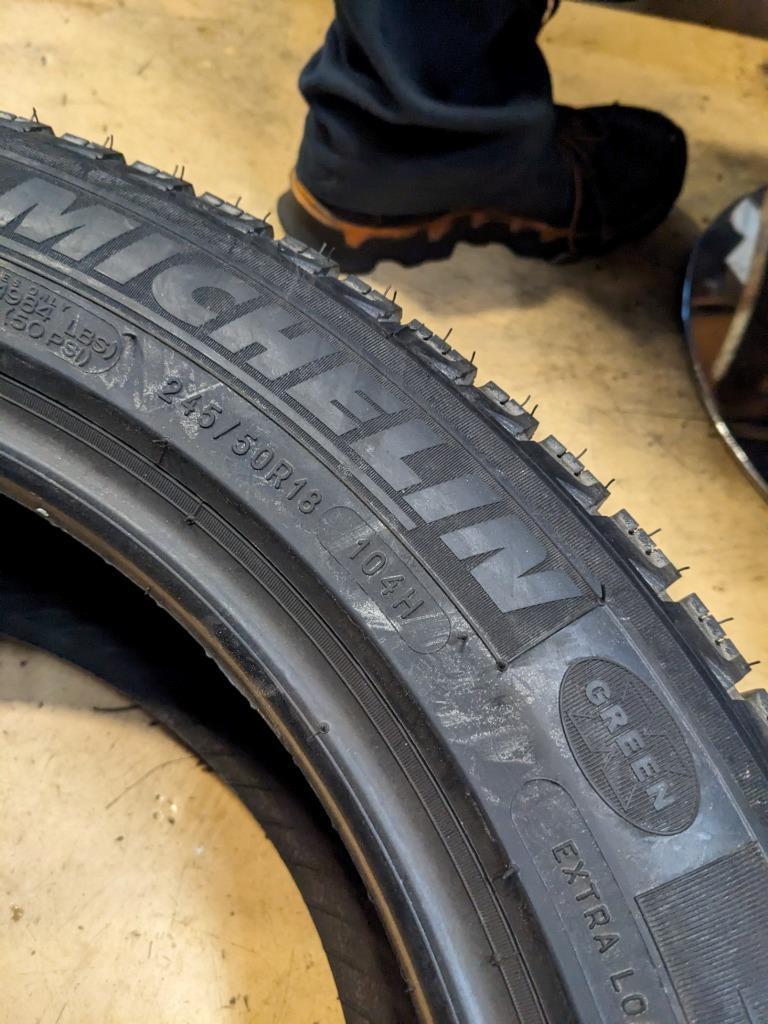 NOS MICHELIN XICE XI3 P 245 50 18 104H XL TIRE 30147 CQ2