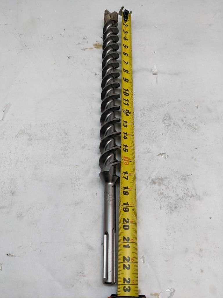HITACHI DRILL BIT 4-CUTTER 1-9/16" 18" X 23 SDSMAX 724997 NEW D0