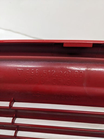 PORSCHE REAR TRUNK LID RED W/ GRILLE & LOWER BRACKET FOR 94 996 CARRERA USED R22