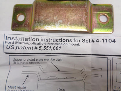 ENERGY SUSPENSION MOUNT FOR '80-'86 FORD/MERCURY 4.11104 R12TA