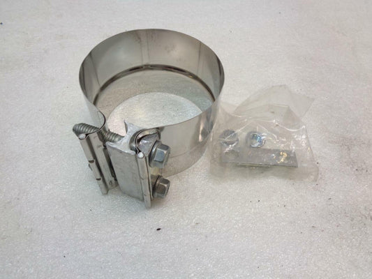 2 PACK NELSON INDUSTRIES TORCTITE 4'' EXHAUST CLAMPS WITH HARDWARE 90366A-10 R10