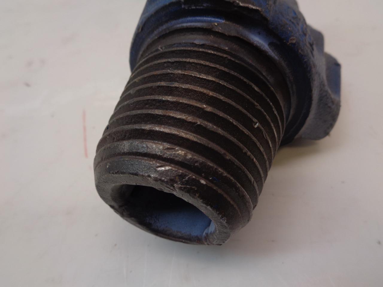 UNBRANDED STEP DRAG BIT FOR COAL MINING BLUE 4" DIAMETER MALE THREAD NEW H2