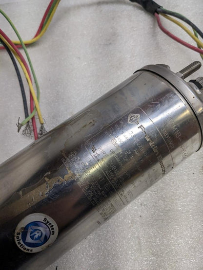 FRANKLIN ELECTRIC 2345229404 SUBMERSIBLE WELL MOTOR 3-WIRE 460V 3/4HP 3PH NEW H2