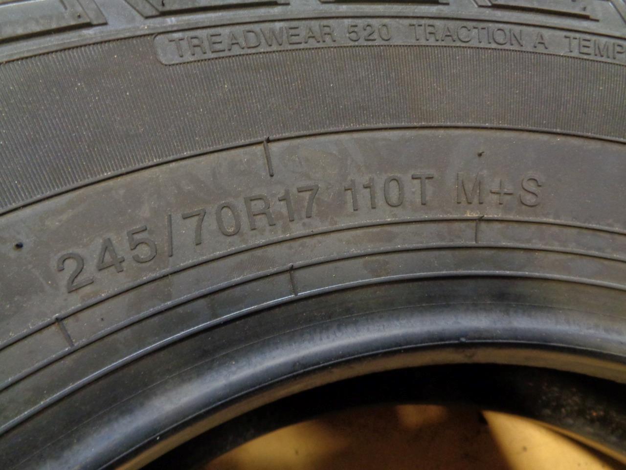 FINALIST TERRENO A/T BSW P 245 70 17 110T SL ALL TERRAIN TIRES LLSUV040 BQ4