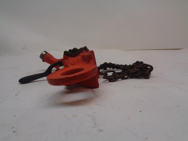 RIDGID MODEL 640 TOP SCREW POST CHAIN VISE 1/8"-5" 40170 USED H1