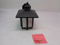 NEW VAXCEL HEDRON DUALEX 9" WALL LIGHT CLEAR SEEDED GLASS T0365 SR
