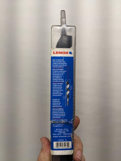 LENOX 31034 7-1/2" X 7/8" SHIP AUGER BIT NEW R22T5