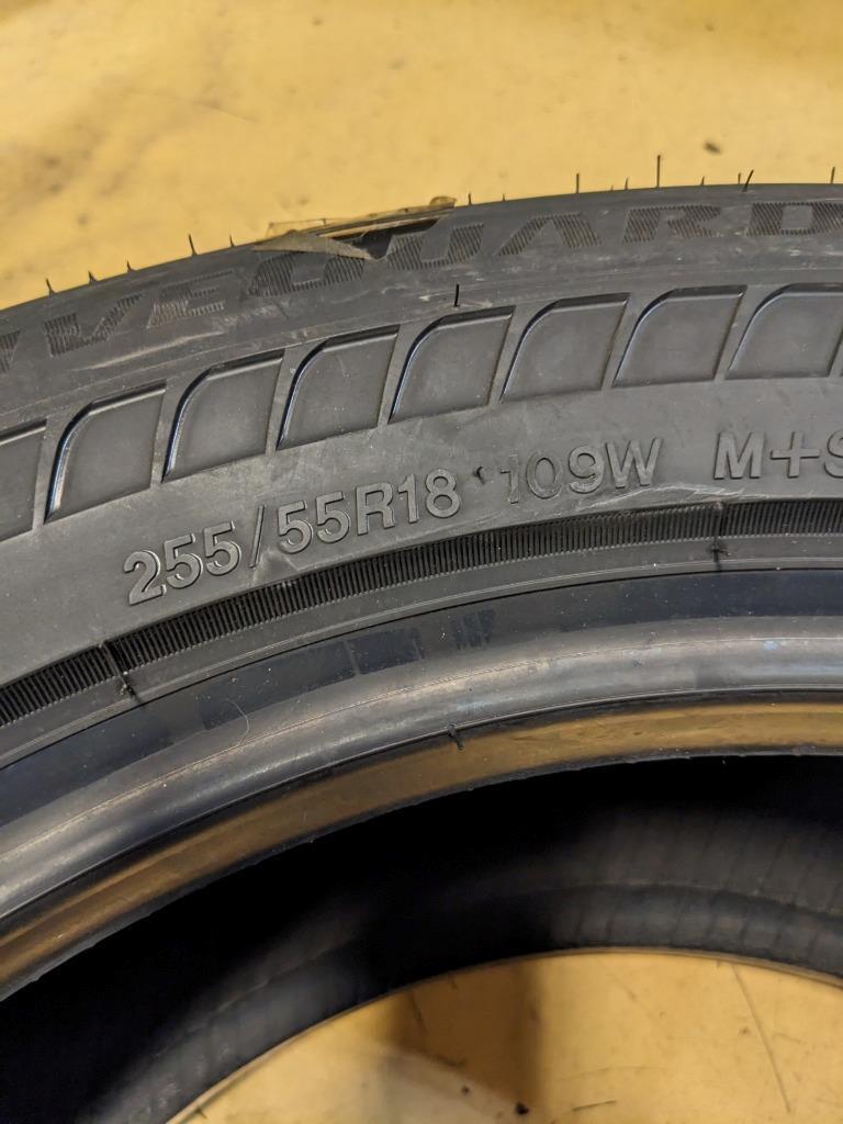 BRIDGESTONE DRIVEGUARD PLUS P 255 55 18 109W XL TOURING TIRE 008415 CQ2