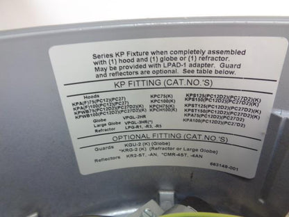 NEW APPLETON 175W MH BALLAST BODY FOR GLASS GLOBE KPB175PMT R33