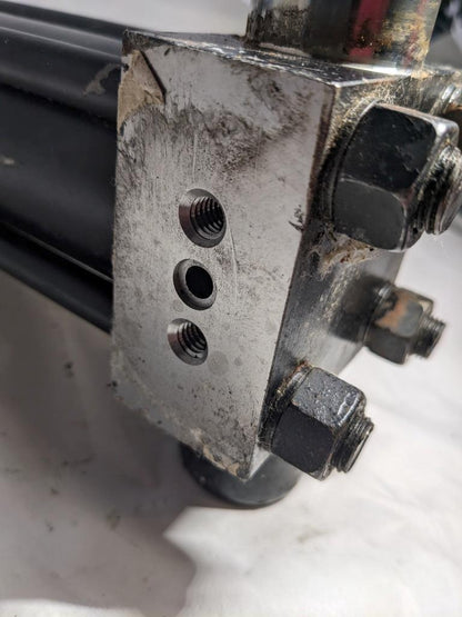 PARKER HYDRAULIC CYLINDER (2) 1H2H0A00010361 17" 1" TIP 3000 PSI 21 LBS NEW R10