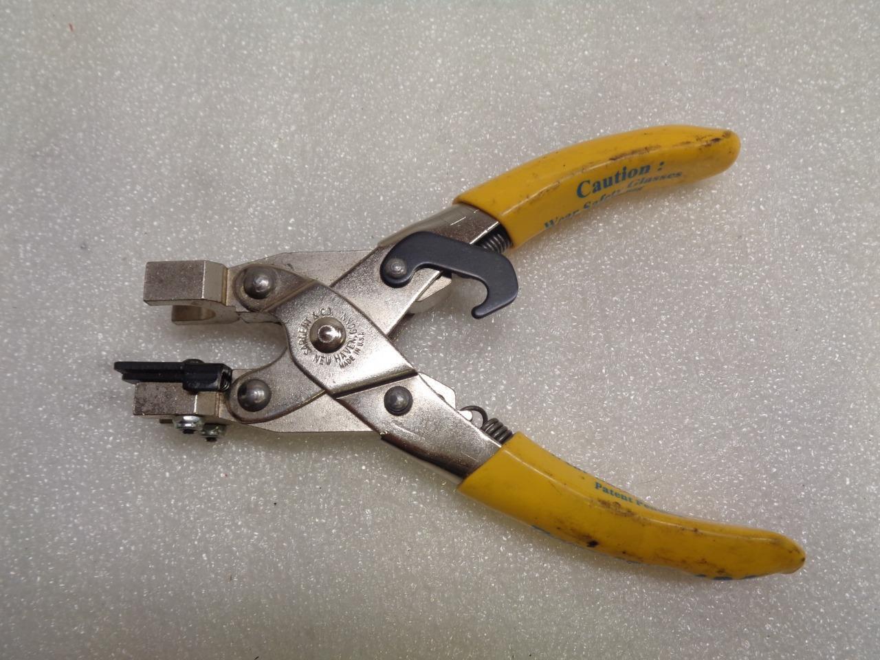 USED SARGENT 1098 CT Crimper, THOMAS & BETTS SNS RG6/59, F, RCA, BNC R22T8