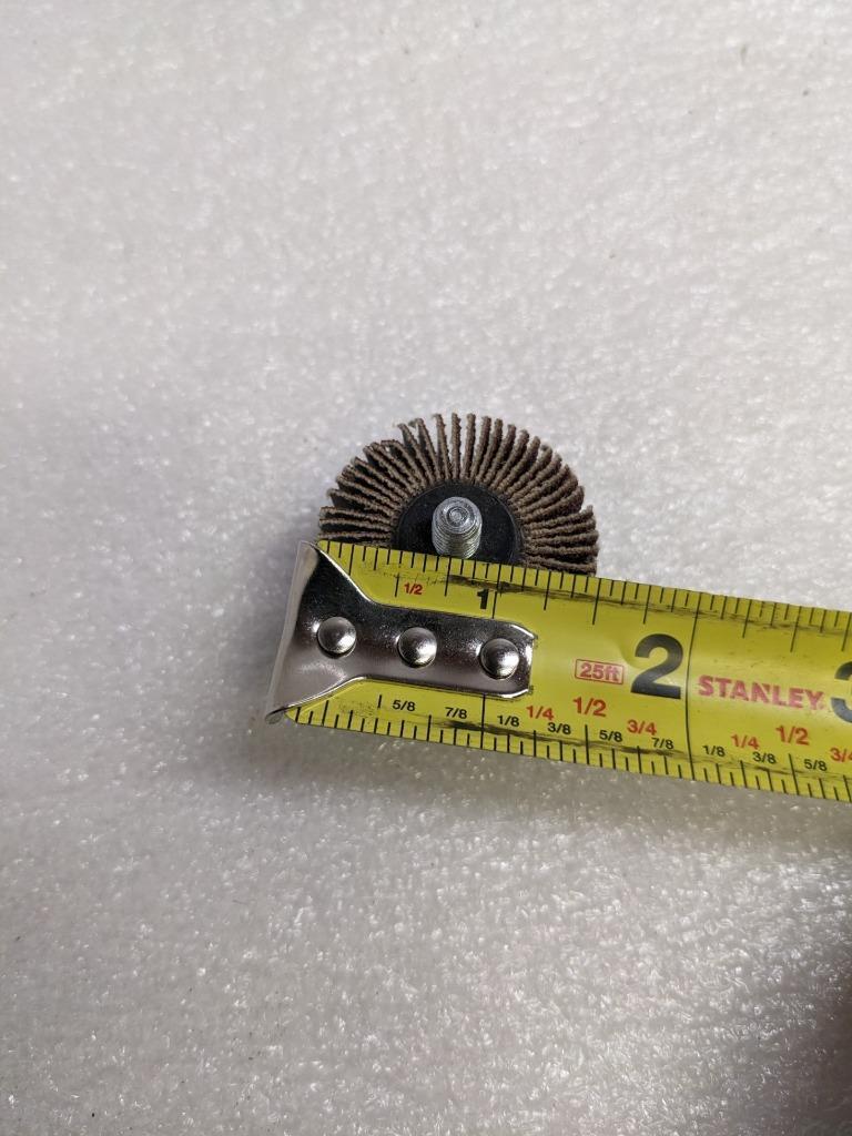 STANDARD ABRASIVES 622425 FLAPWHEELS 10-COUNT 1-1/2"X1" 60 GRIT NEW R5