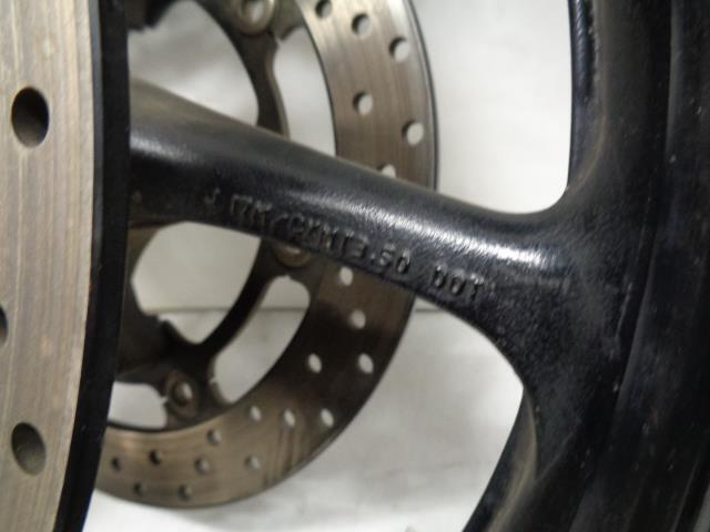 USED 5SL YAMAHA Y-Z MOTORCYCLE WHEEL SET BLACK w/ ROTORS 17X3.5 17X5.5 WR