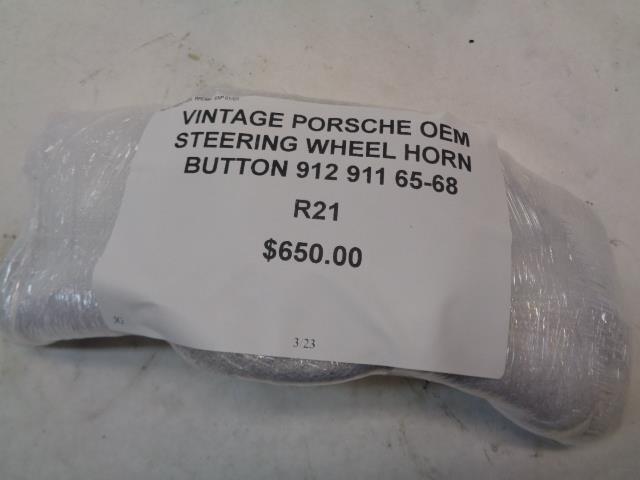 USED PORSCHE 912 911 65-68 STEERING WHEEL HORN BUTTON R21