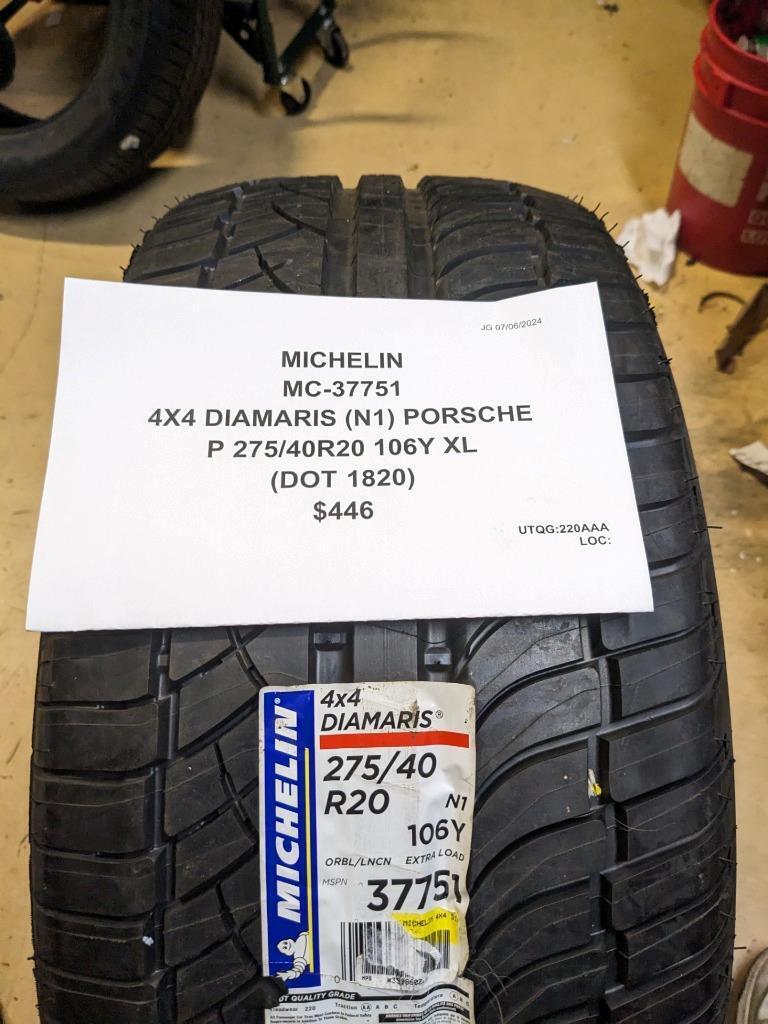 MICHELIN 4X4 DIAMARIS (N1) PORSCHE P 275 40 20 106Y XL ALL SEASON TIRE 37751 CQ3
