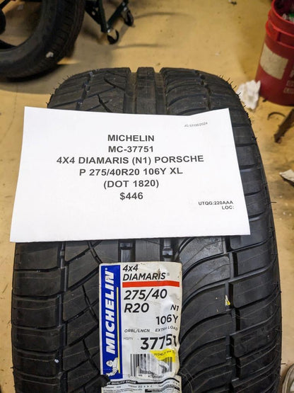 MICHELIN 4X4 DIAMARIS (N1) PORSCHE P 275 40 20 106Y XL ALL SEASON TIRE 37751 CQ3