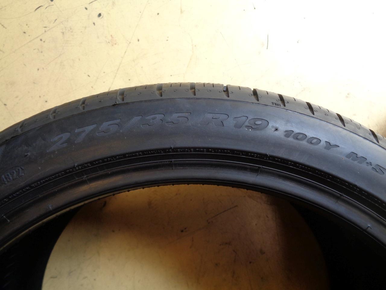 4 PIRELLI P ZERO A/S PLUS P 275 35 19 100Y XL TIRES 2577800 BQ3