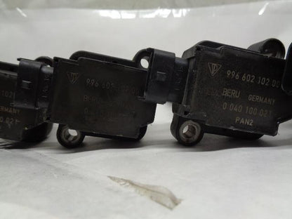 BERU PORSCHE IGNITION COILS SET OF 6 USED 996 602 102 00 R25T5