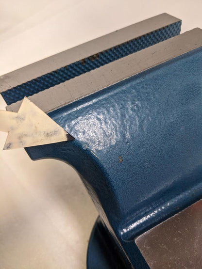 BESSEY BV-DF6SB BENCH VISE 6" WIDE 7" OPEN 90K PSI 360 SWIVEL NO HANDLE NEW H1