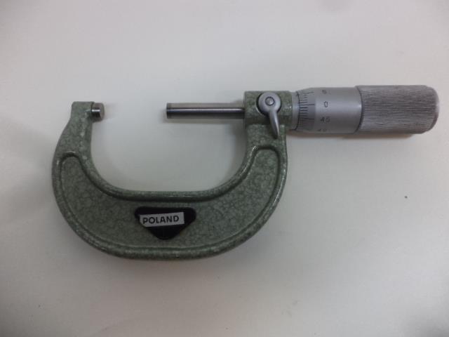 USED NSK OUTSIDE MICROMETER CALIPER 1-2" 25-50MM 0.01 R22T5