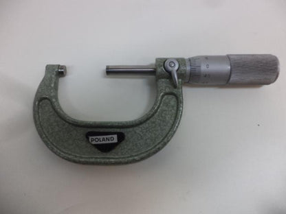 USED NSK OUTSIDE MICROMETER CALIPER 1-2" 25-50MM 0.01 R22T5