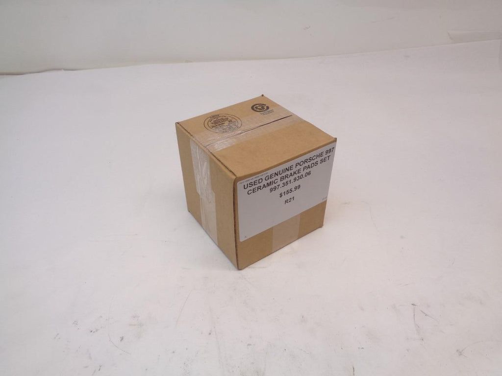 USED GENUINE PORSCHE 997 CERAMIC BRAKE PADS SET 99735193006 R21