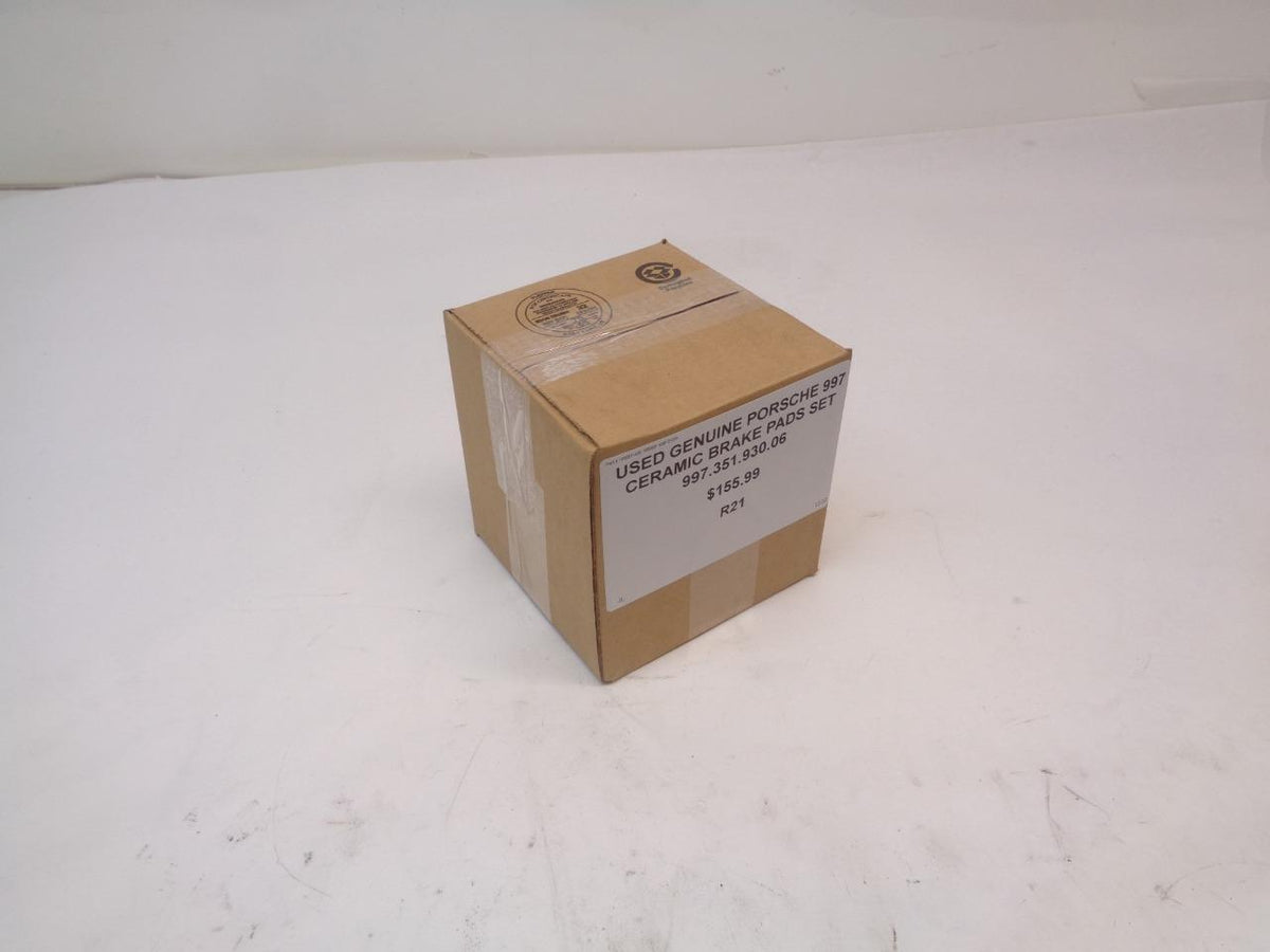 USED GENUINE PORSCHE 997 CERAMIC BRAKE PADS SET 99735193006 R21