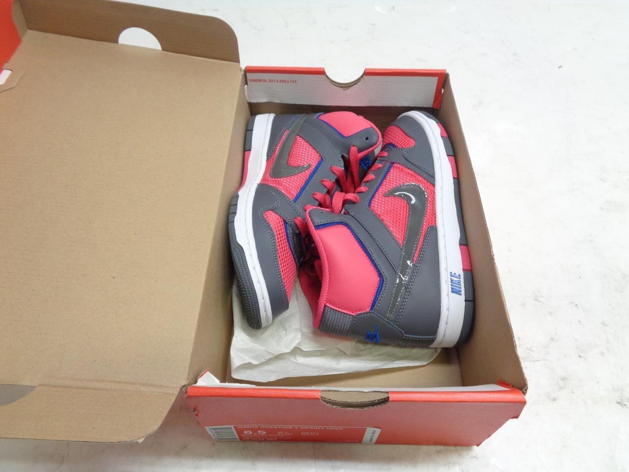 PAIR NEW WOMEN'S NIKE PRESTIGE 3 SKINNY HIGH SIZE 6.5 PINK/GREY 551649 661 SR