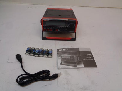 NEW UNI-T BENCH DIGITAL MULTIMETER AC 4 TO 1000V DC 400M-V TO 1000 V 5URG9 R28