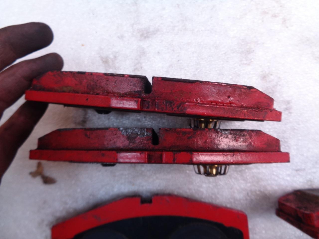 EBC RED STUFF CERAMIC FULL BRAKE PAD 8 PC SET FOR PORSCHE 928 48133767C R24T6