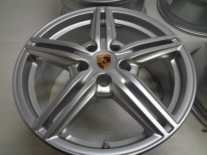 4 USED GENUINE PORSCHE CAYENNE 2011-18 WHEELS 19X8.5 ET59 5X130 SR