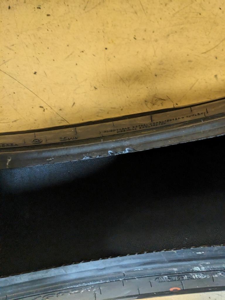 DAMAMGED MOUNTED HANKOOK DYNAPRO HT BSW P 245 75 16 109S SL TIRE 1015220 CQ2