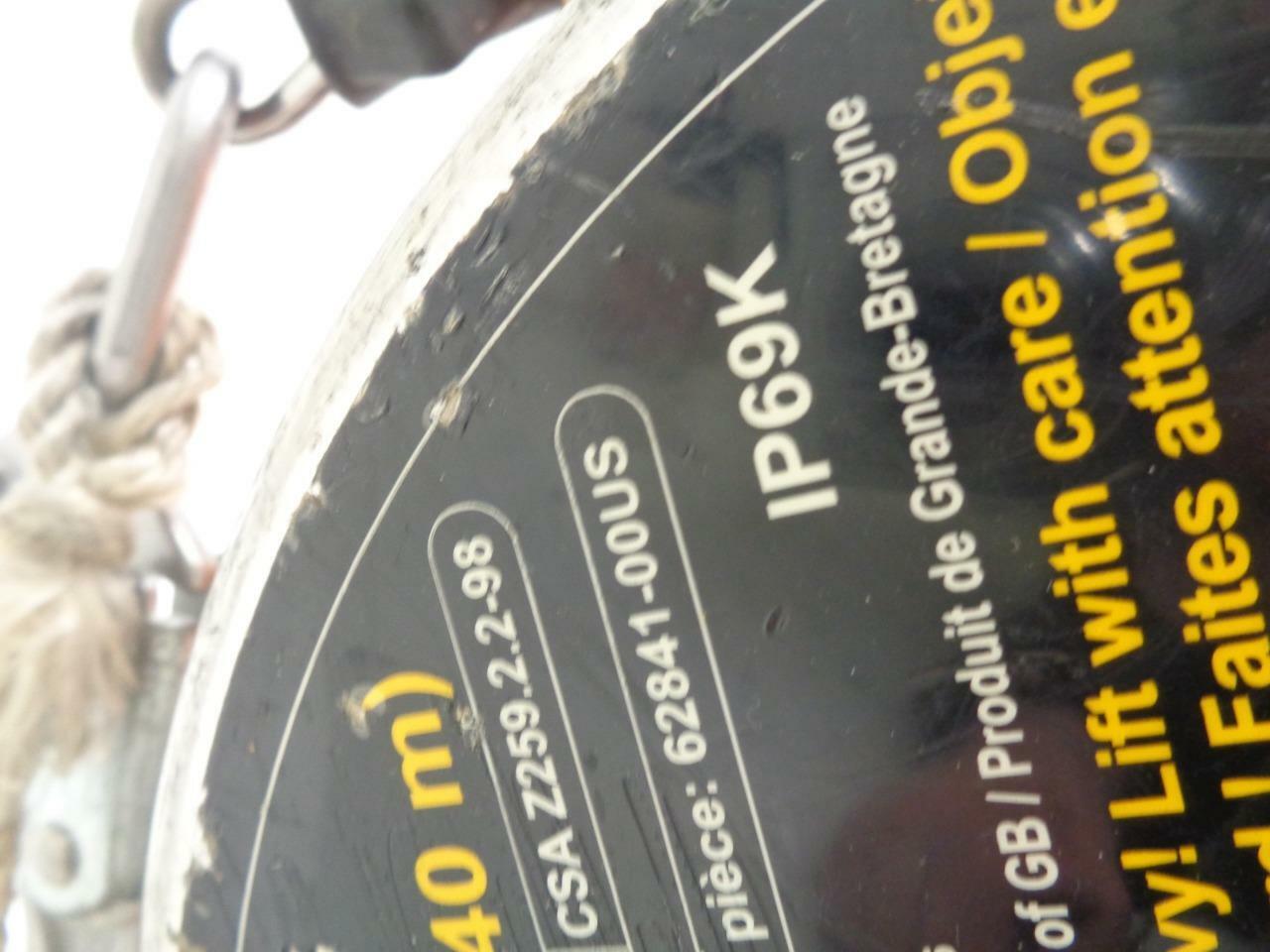 USED LATCHWAYS MANSAFE SEALED SRL 140' SELF-RETRACTING LIFELINE 62841-00US H2