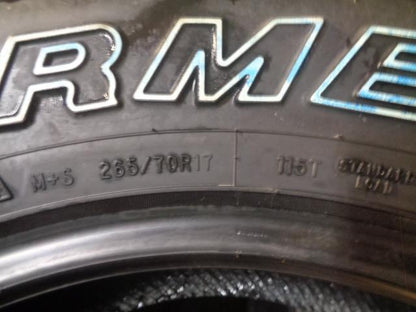 1 FORTUNE TORMENTA A/T FSR308 P 265 70 17 115T SL TIRE 3268030505 SU16