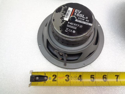 PAIR OF HERTZ EV165L.5 ENERGY SERIES 210W 6.5" 4OHM SPEAKERS USED R5