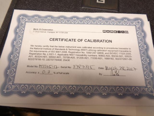 MARK-10 MTT05-12 TORQUE TESTER NEW R35